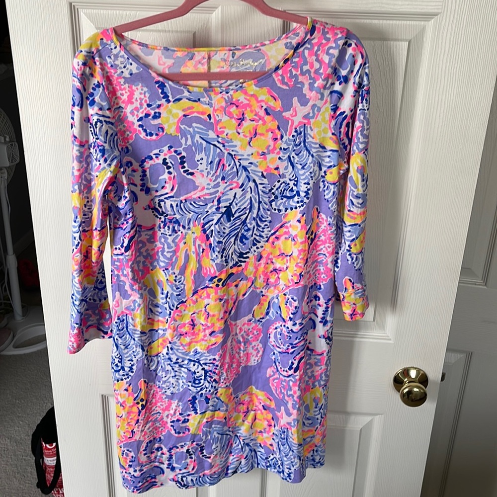 Lily Pulitzer Marlowe Dress, lightly used, size Medium, great dress for summer